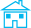 Mini blue house